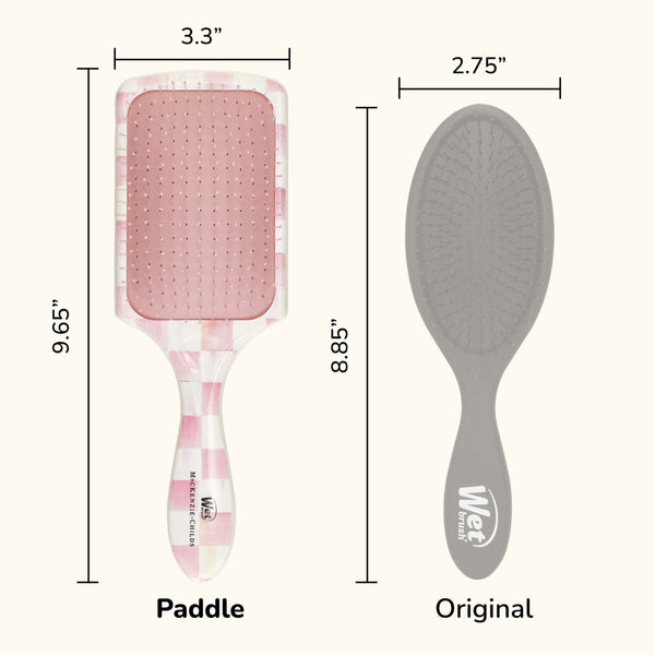 MacKenzie-Childs x Wet Brush Paddle Detangler - Rosy Check