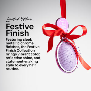 Festive Finish Original Detangler & Mini Detangler Gift Set - Purple
