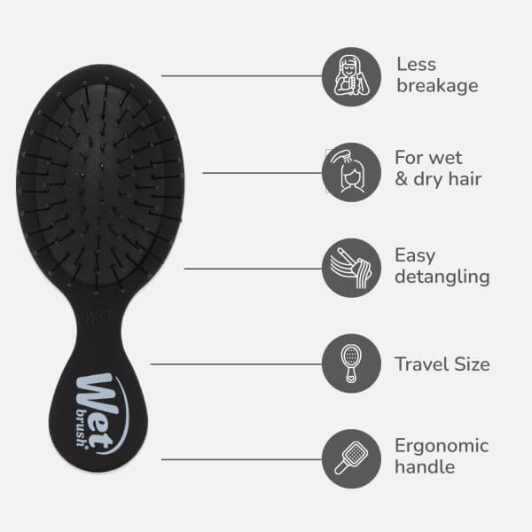 Mini Detangler - Frost Black