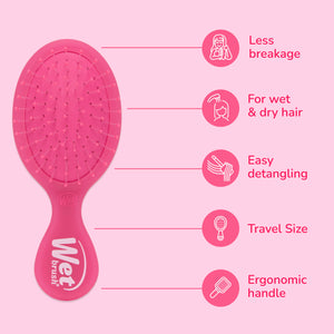 Mini Detangler - Frost Pink