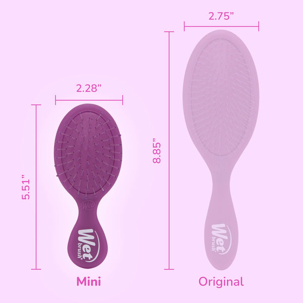 Mini Detangler - Frost Purple