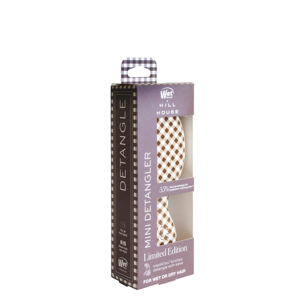 Wet Brush x Hill House Mini Detangler - Brown Gingham