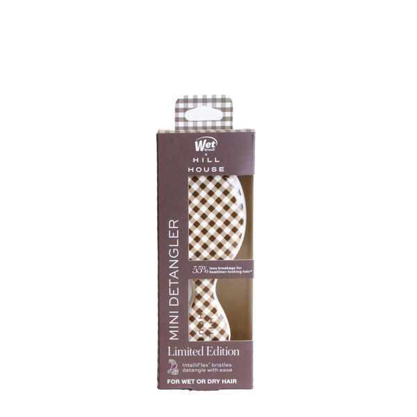 Wet Brush x Hill House Mini Detangler - Brown Gingham