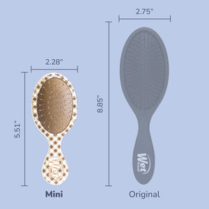 Wet Brush x Hill House Mini Detangler - Brown Gingham