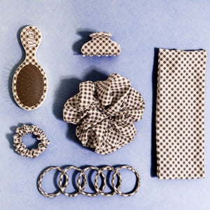Wet Brush x Hill House Mini Detangler - Brown Gingham