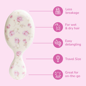 Wet Brush x LoveShackFancy Mini Detangler - Ribbon Rosa