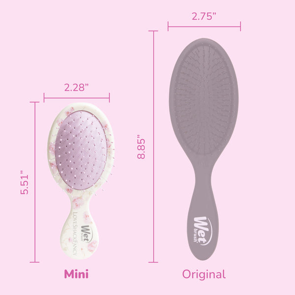 Wet Brush x LoveShackFancy Mini Detangler - Ribbon Rosa