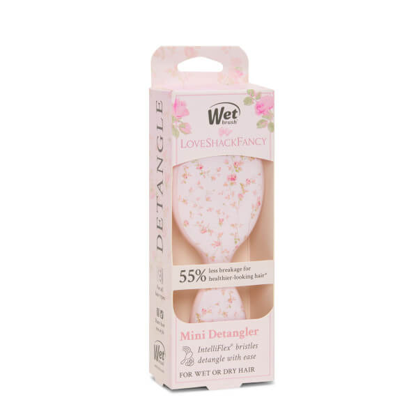 Wet Brush x LoveShackFancy Mini Detangler - Parisian Pink