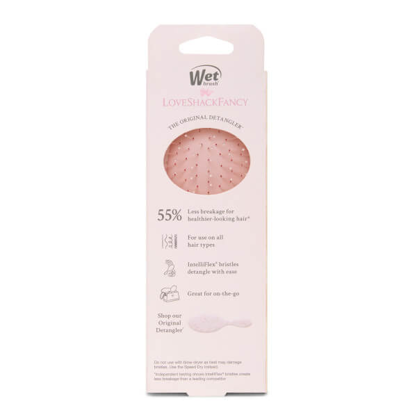 Wet Brush x LoveShackFancy Mini Detangler - Parisian Pink
