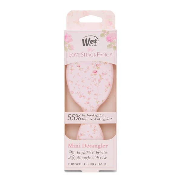 Wet Brush x LoveShackFancy Mini Detangler - Parisian Pink