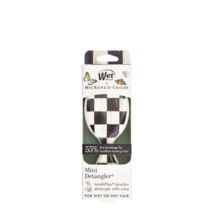 MacKenzie-Childs x Wet Brush Mini Detangler - Courtly Check