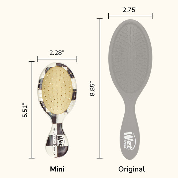 MacKenzie-Childs x Wet Brush Mini Detangler - Courtly Check