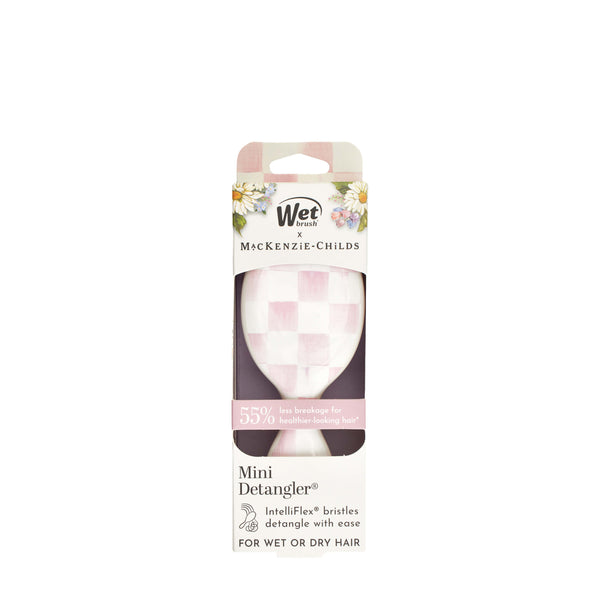 MacKenzie-Childs x Wet Brush Mini Detangler - Rosy Check