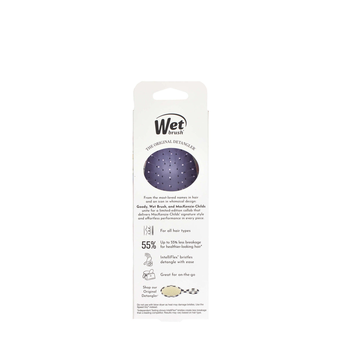 MacKenzie-Childs x Wet Brush Mini Detangler - Wildflower Dot display picture 3