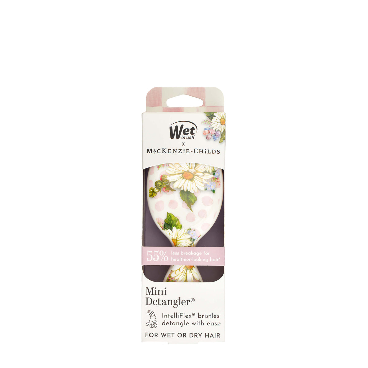 MacKenzie-Childs x Wet Brush Mini Detangler - Wildflower Dot display picture 2