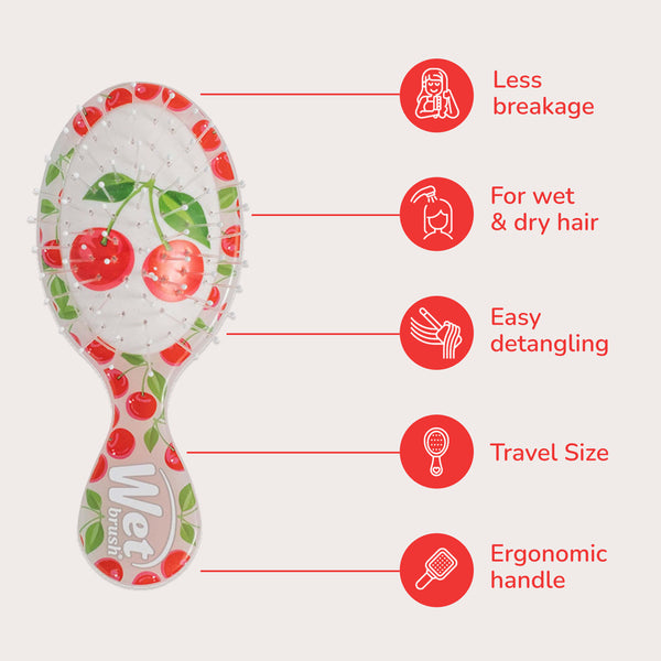 Tutti Fruitti Mini Detangler - Cherry