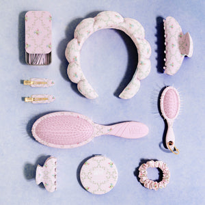 Wet Brush x Hill House Keychain Detangler - Pink Trellis