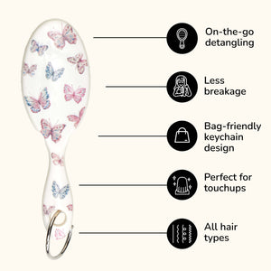 MacKenzie-Childs x Wet Brush Keychain Detangler - Butterfly Hill