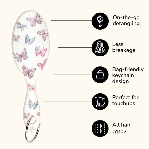 MacKenzie-Childs x Wet Brush Keychain Detangler - Butterfly Hill