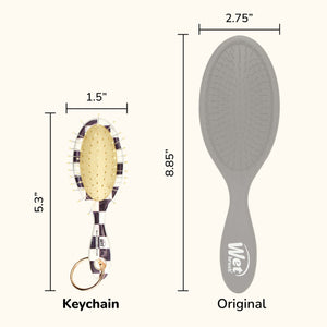 MacKenzie-Childs x Wet Brush Keychain Detangler - Courtly Check