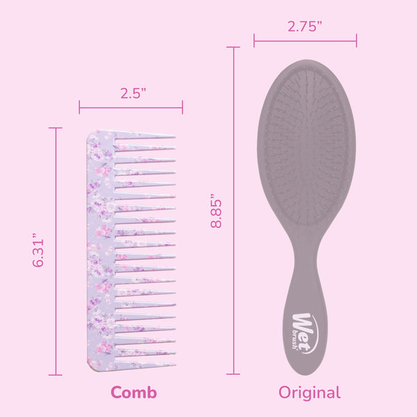 Wet Brush x LoveShackFancy Comb with Case - Happy Thoughts