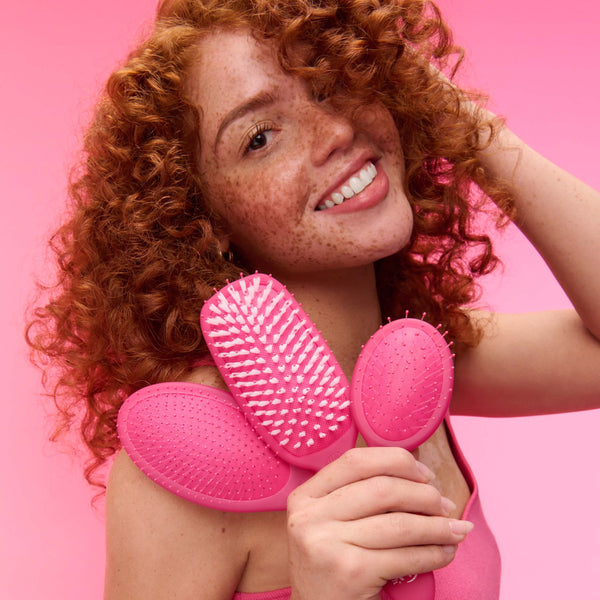 Mini Detangler - Frost Pink