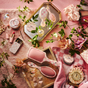 MacKenzie-Childs x Wet Brush Paddle Detangler - Rosy Check