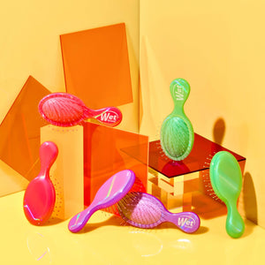 Prismatic Glow Mini Detangler - Green