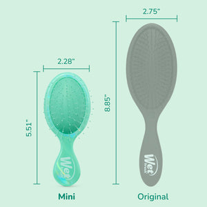 Prismatic Glow Mini Detangler - Green