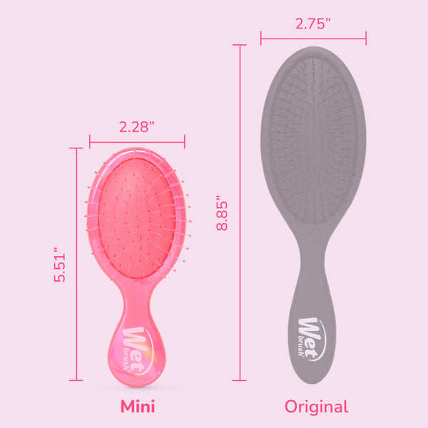 Prismatic Glow Mini Detangler - Pink