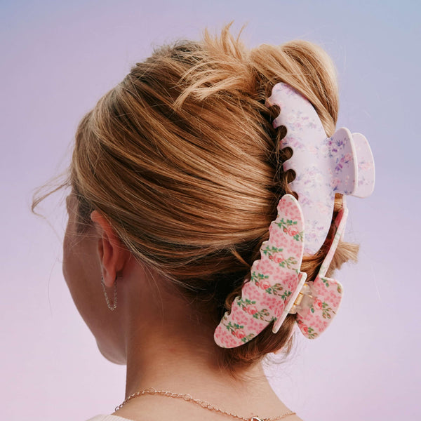 Goody x LoveShackFancy Large Claw Clip - Happy Thoughts - 1ct