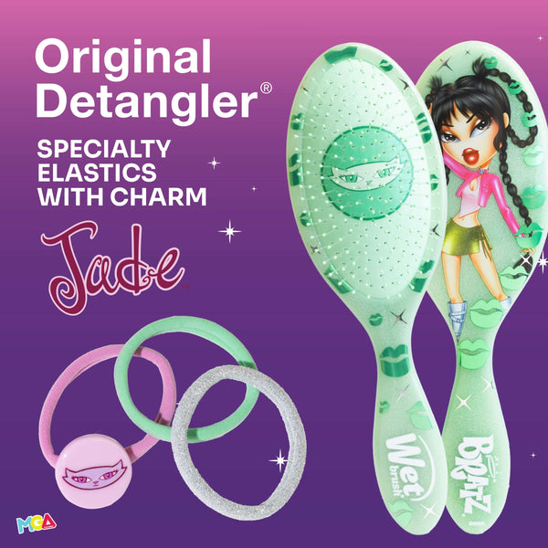 Wet Brush x Bratz Original Detangler & Elastics Kit - Jade
