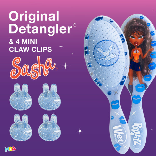 Wet Brush x Bratz Original Detangler & Claw Clips Kit - Sasha