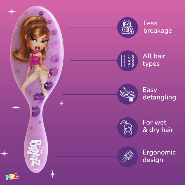 Wet Brush x Bratz Original Detangler & Scrunchie Charm Kit - Yasmin
