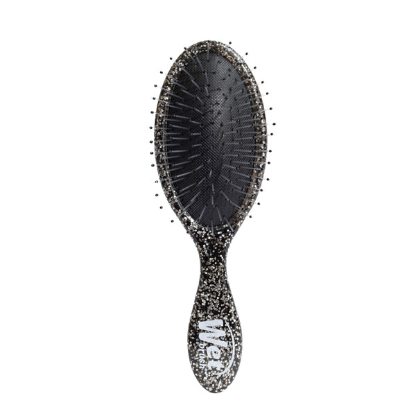 Wet Brush Pink Tie Affair Midi Detangler & Goody Claw Clip Gift Set- Black & Sparkly Pink