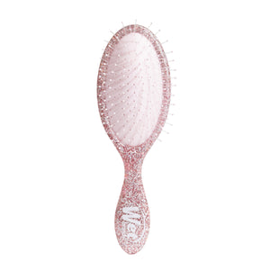 Wet Brush Pink Tie Affair Midi Detangler & Goody Claw Clip Gift Set - Light Pink & Sparkly Black