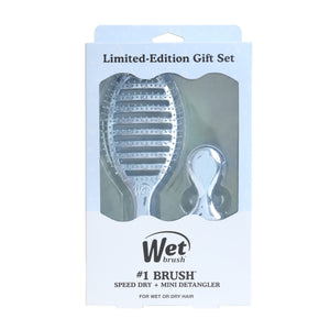 Festive Finish Speed Dry & Mini Detangler Gift Set - Blue