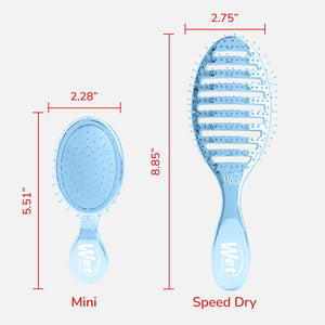 Festive Finish Speed Dry & Mini Detangler Gift Set - Blue