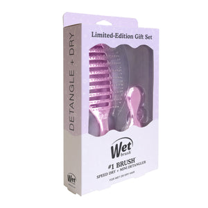 Festive Finish Speed Dry & Mini Detangler Gift Set - Purple
