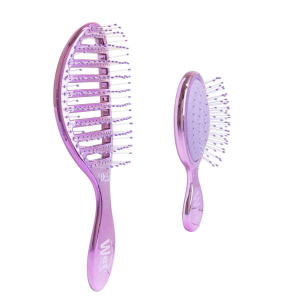 Festive Finish Speed Dry & Mini Detangler Gift Set - Purple