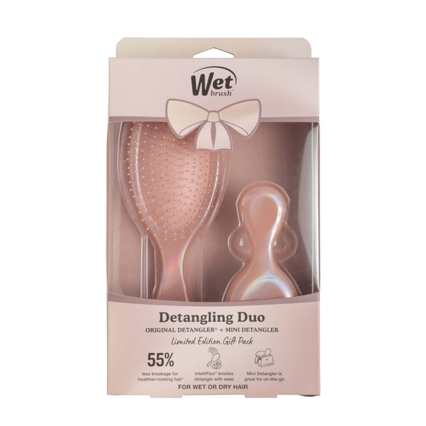 Holiday Iridescence Detangling Original Detangler + Mini Duo - Bronze