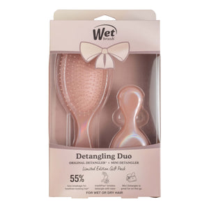 Holiday Iridescence Detangling Original Detangler + Mini Duo - Bronze