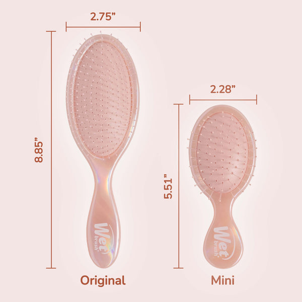 Holiday Iridescence Detangling Original Detangler + Mini Duo - Bronze