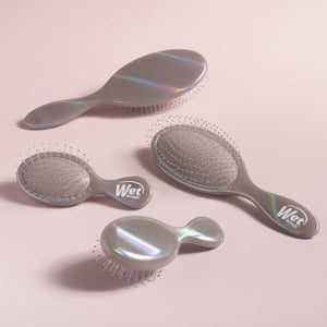 Holiday Iridescence Detangling Original Detangler + Mini Duo - Chrome