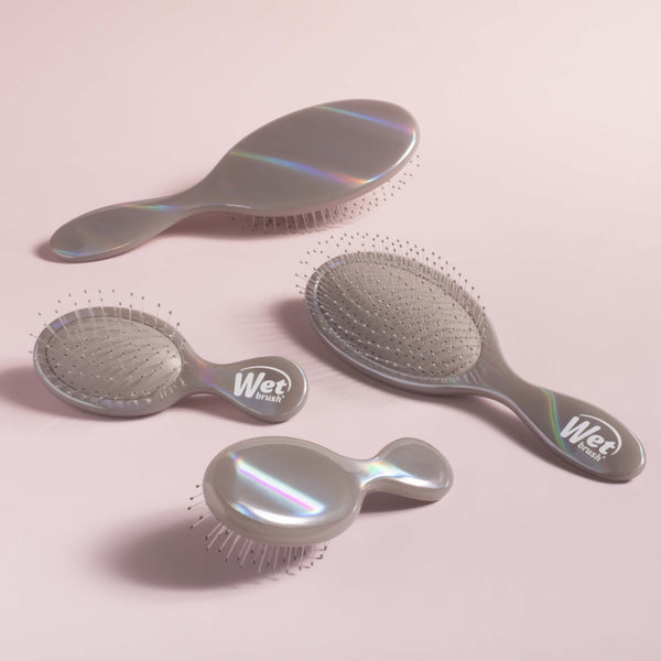 Holiday Iridescence Detangling Original Detangler + Mini Duo - Chrome