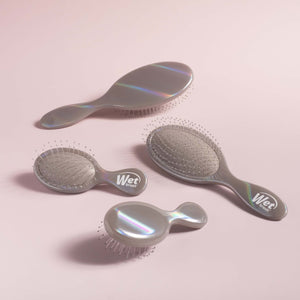 Holiday Iridescence Detangling Original Detangler + Mini Duo - Chrome