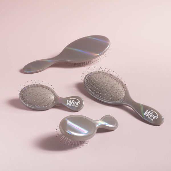 Holiday Iridescence Detangling Original Detangler + Mini Duo - Chrome