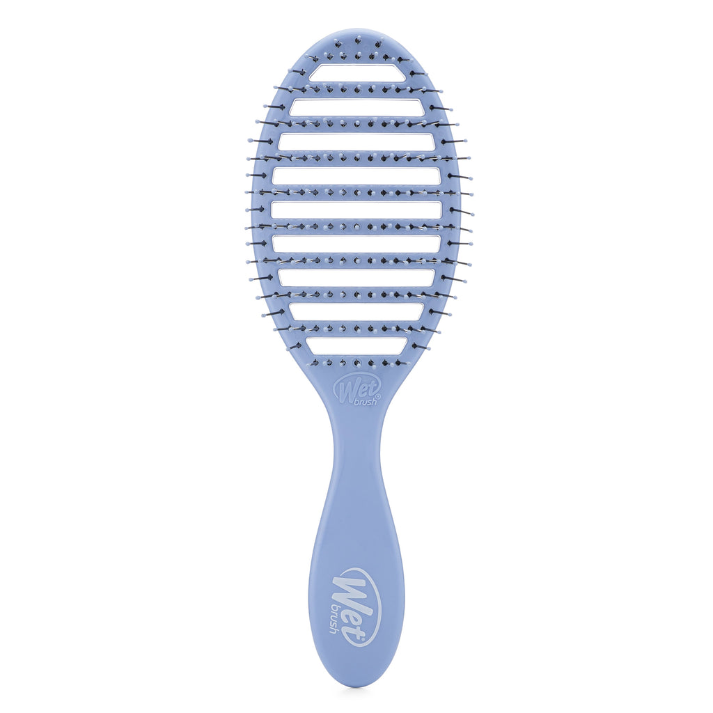 Wet Brush Mini Detangler Hair Brush For Less Pain, Effort and Breakage -  Solid Sky Blue